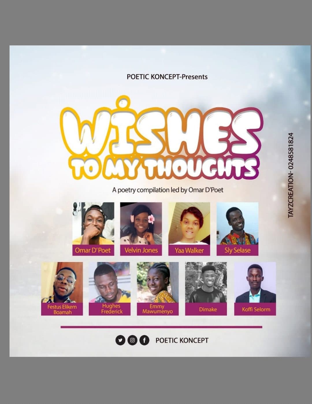 Poem: Wishes to my thoughts